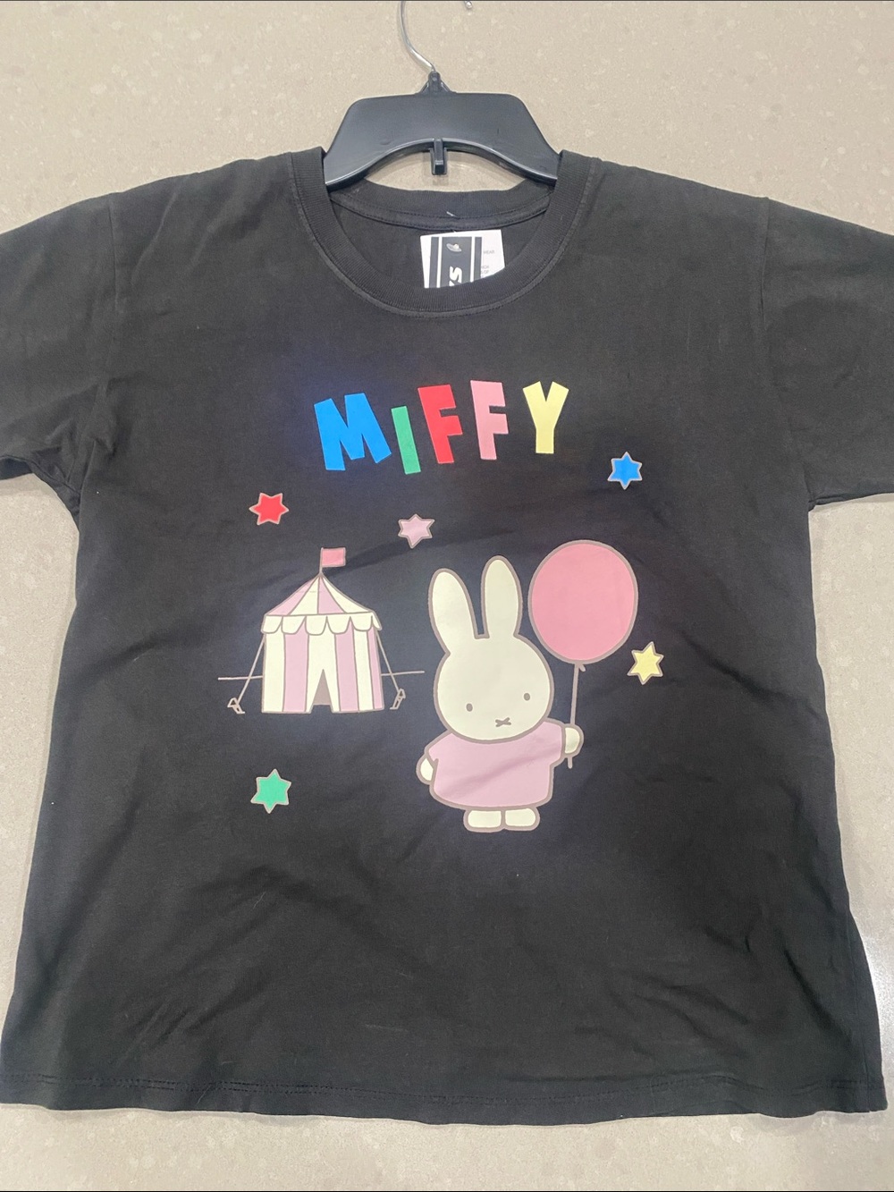 NEW miffy tshirt womens XL tillys black